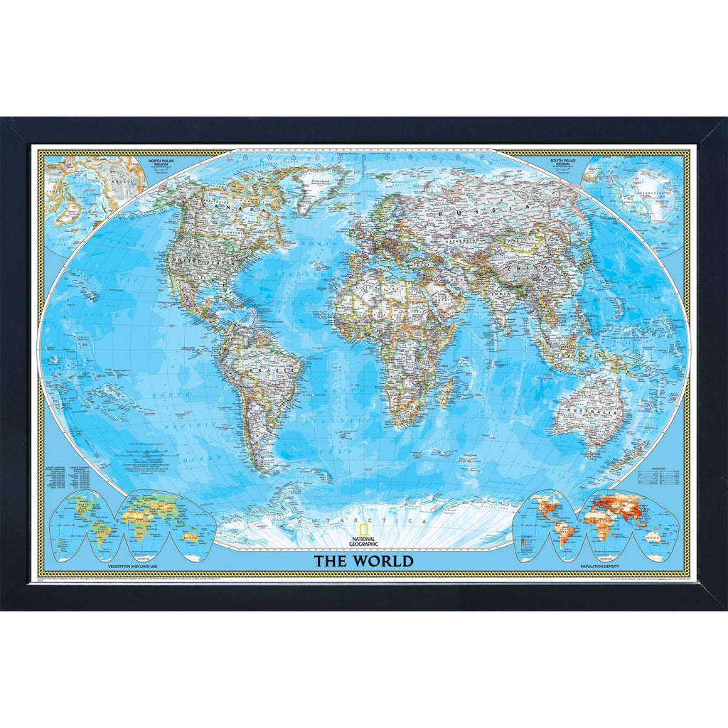 World Classic Magnetic Travel Map B943