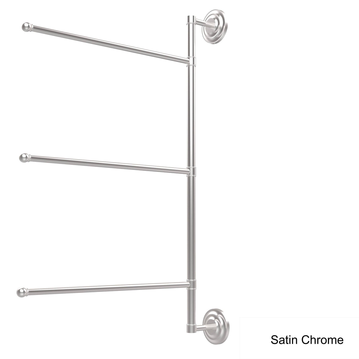 Satin Nickel 28-in Swing Arm Towel Bar F59715