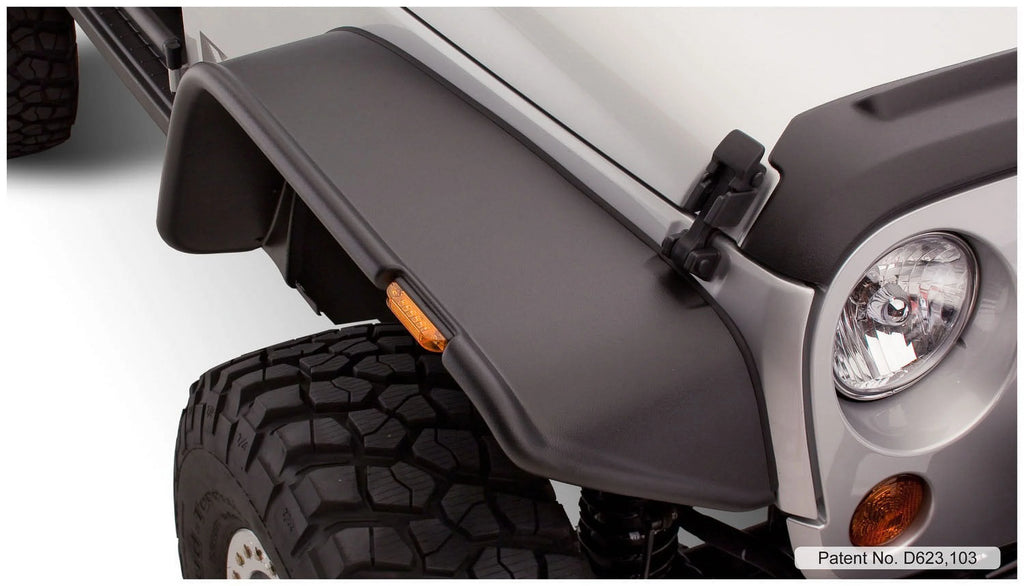 Black Textured Finish 4-Piece Fender Flare Set Y266