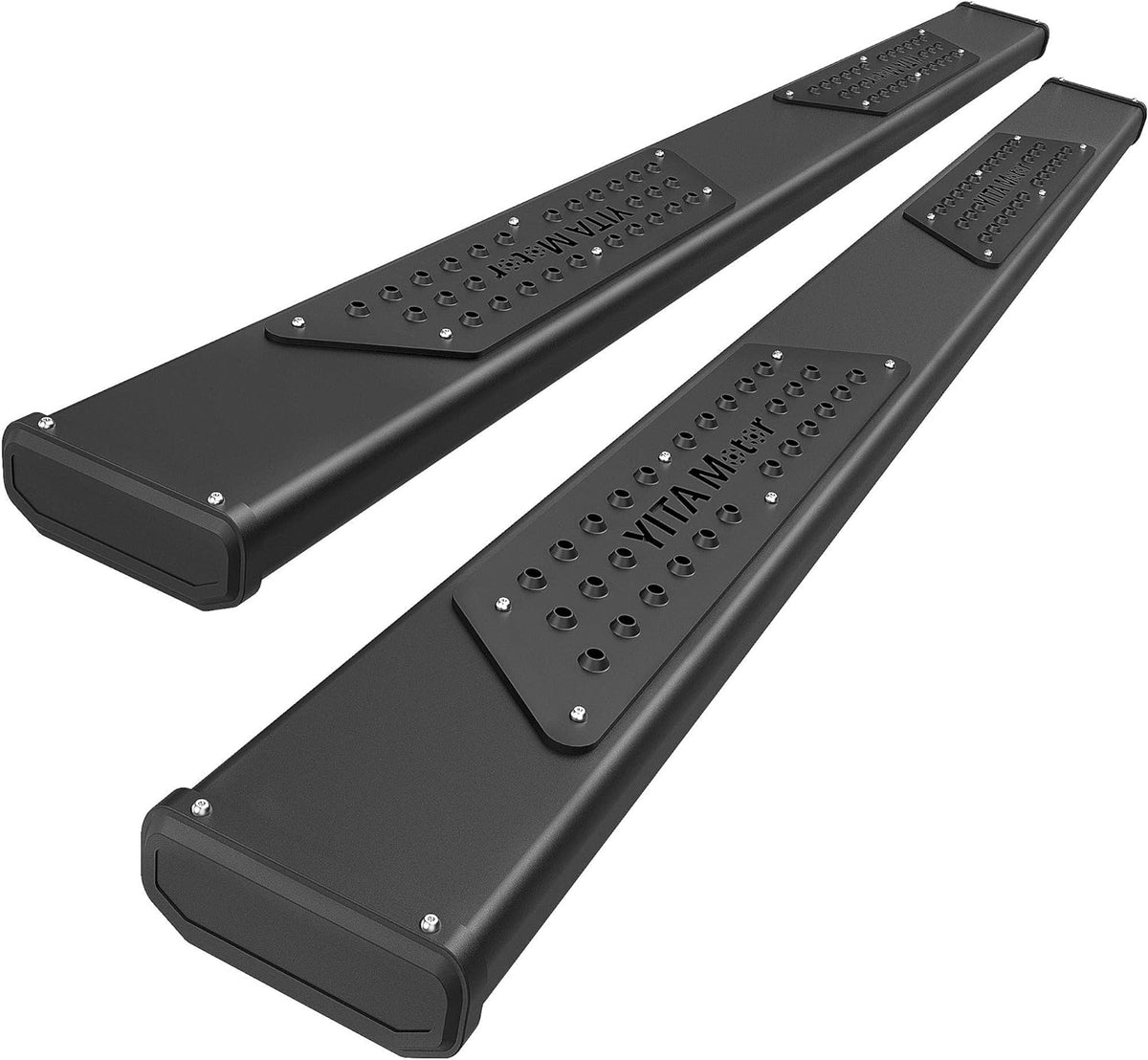 6.5 Inches Black Running Boards Side Steps Nerf Bars F127