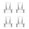 4 pc Duckbill Valves for Wearable Breast Pumps Z722529