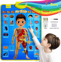 Electronic Interactive Body Talking Poster Learn Names & Facts & Games & Songs of Body Learning Toys for 3,4,5,6,7,8,9 Year Old Boys & Girls Anatomy for Kids I87934