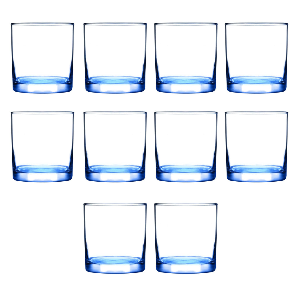 Blue 10 Pack Rocks Glasses Y976177