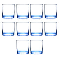 Blue 10 Pack Rocks Glasses Y976177