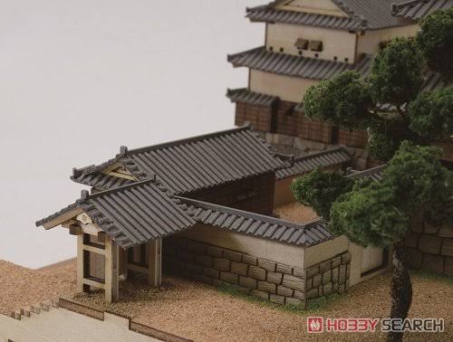 1/150 Matsuyama Castle Wooden Model Assembly Kit H53405