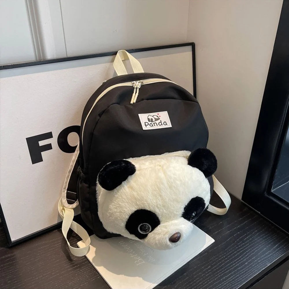 Oxford Cloth Panda Backpack School Bag I7234