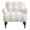 32x22 Cotton Armchair Linen Blend I32547