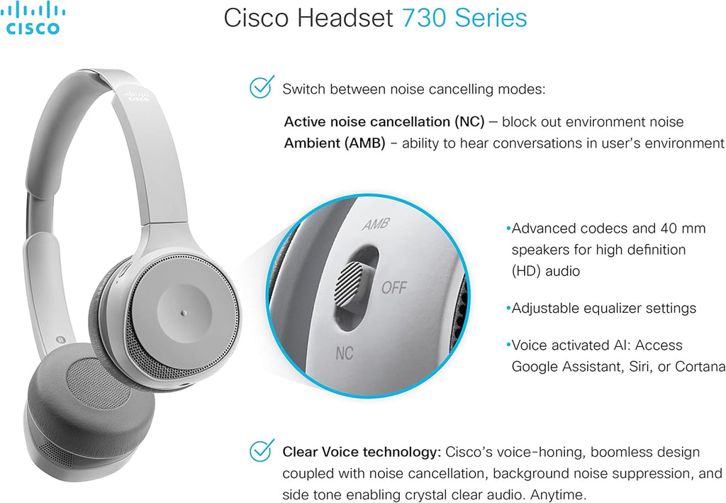 Wireless Dual On-Ear Bluetooth Headset with Case, USB-A HD Bluetooth Adapter, USB-A and 3.5mm Cables, Platinum J8572