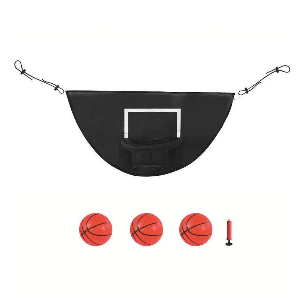 Mini Basketball Hoop for Trampoline with Enclosure Basketball Rack Sports Toys Lightweight Board Trampoline Accessories With Ball X366991