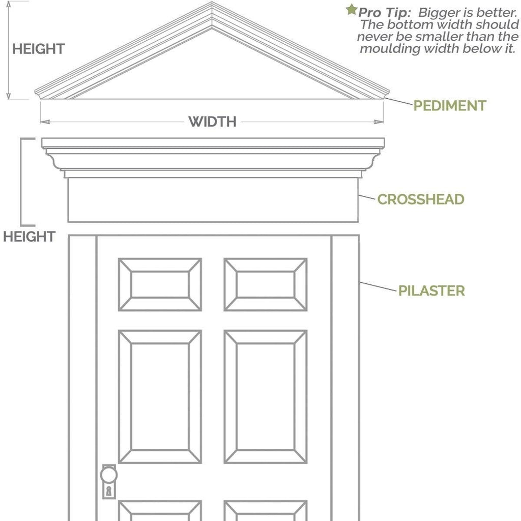 Flat Panel PVC Pilaster (Pair) S626589