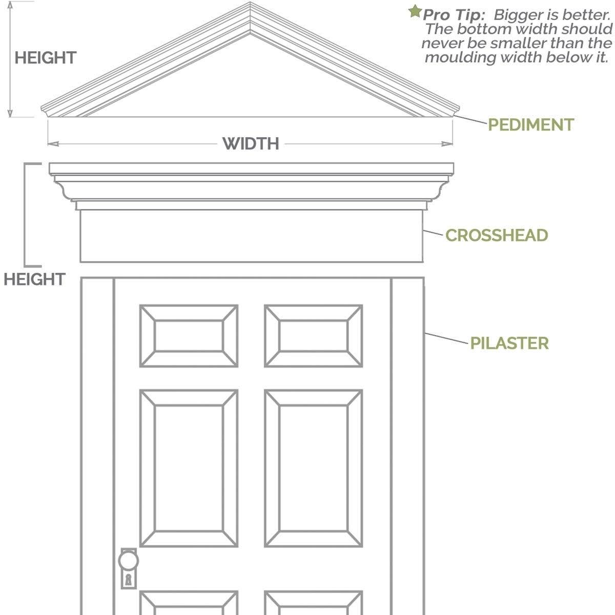 Flat Panel PVC Pilaster (Pair) S626589