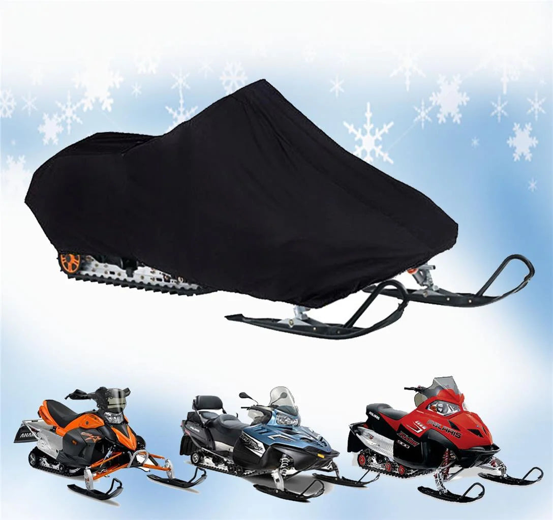 200 Denier All Black Snowmobile Cover M43982