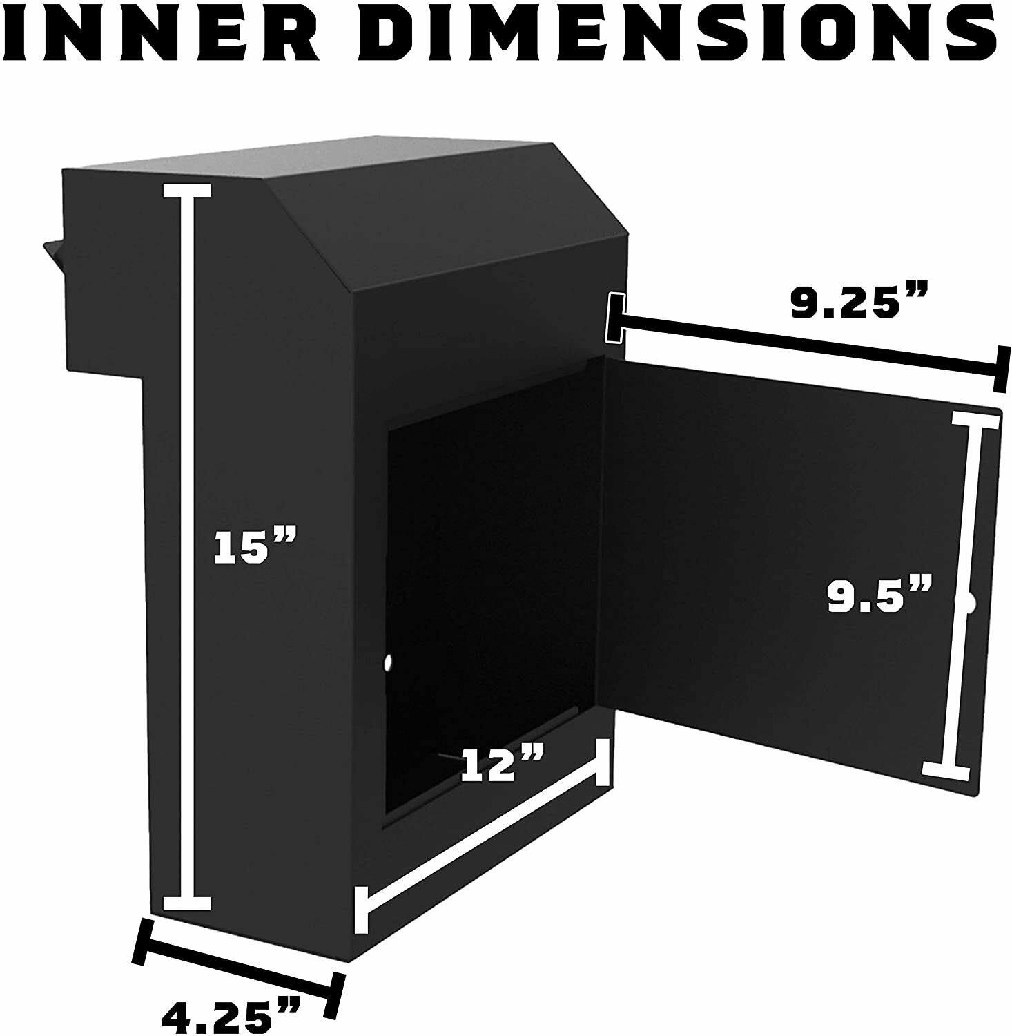 Locking Steel Cabinet Mail Slot T458846