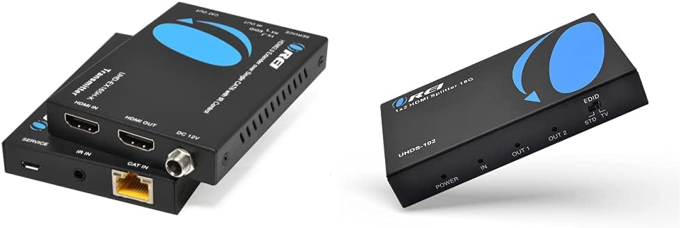 HDMI Extender UltraHD Over Single Cat6/Cat7 Cable 4K @ 60Hz with HDR & IR Control R4618