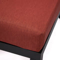 Red Modular Patio Sectional Set with Cushions O298