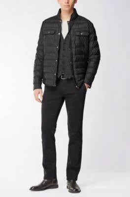 Black Slim Chinos T4607