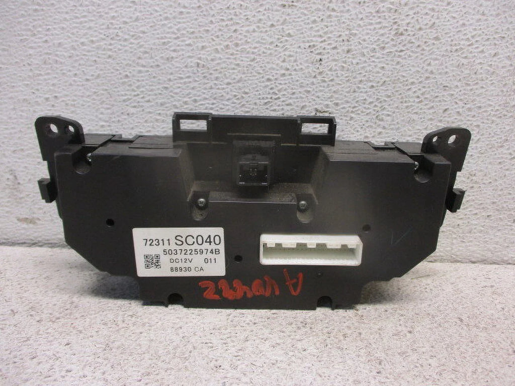 2009 Subaru Forester Heat A/C Temperature Control Unit B271