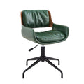 Green Faux Leather Height Adjustable Desk Chair I36927