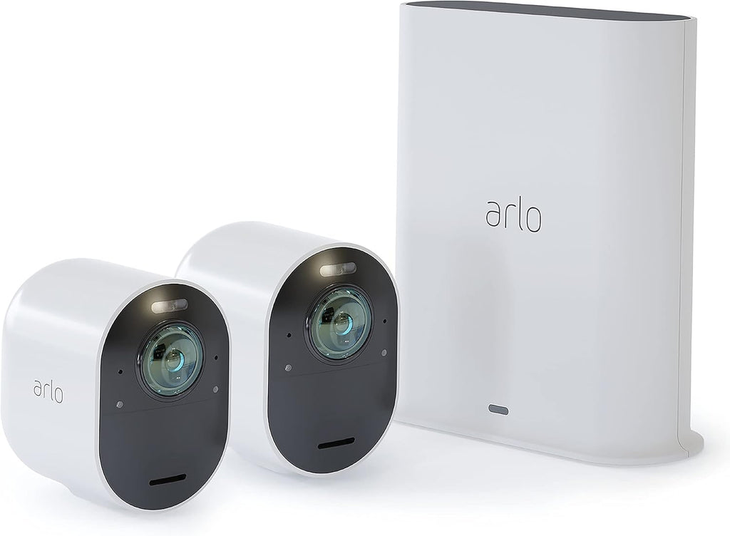 Black 4K Wireless Security Camera System O146120