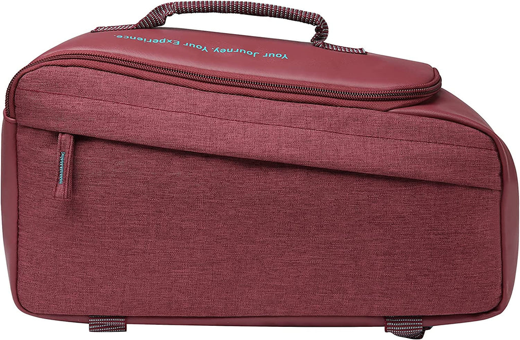 Burgundy Waterproof Bicycle Pannier Bag Rear Rack Trunk with Carry Handle N270