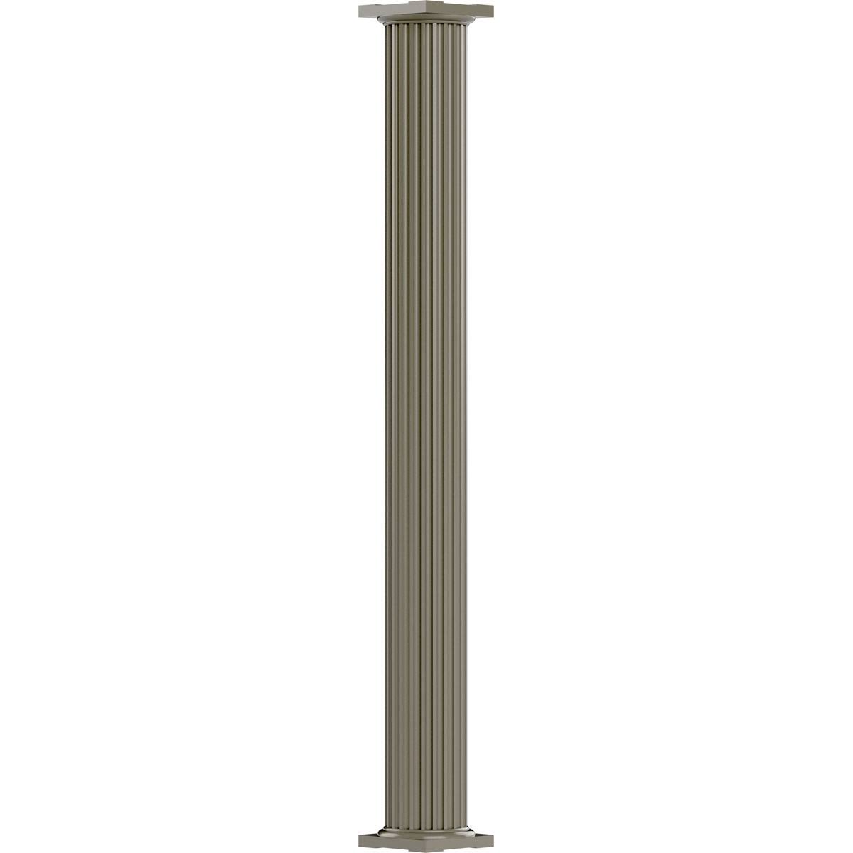 6x22 x 10 Aluminum Column, Round Shaft, 2 Halves Included B178675