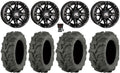 Black 27" Mud Lite XTR Tires Wheels L2213