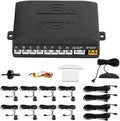 Universal Car Reverse Backup Radar System 8 Sensors LED Display Pack of 2 I33725