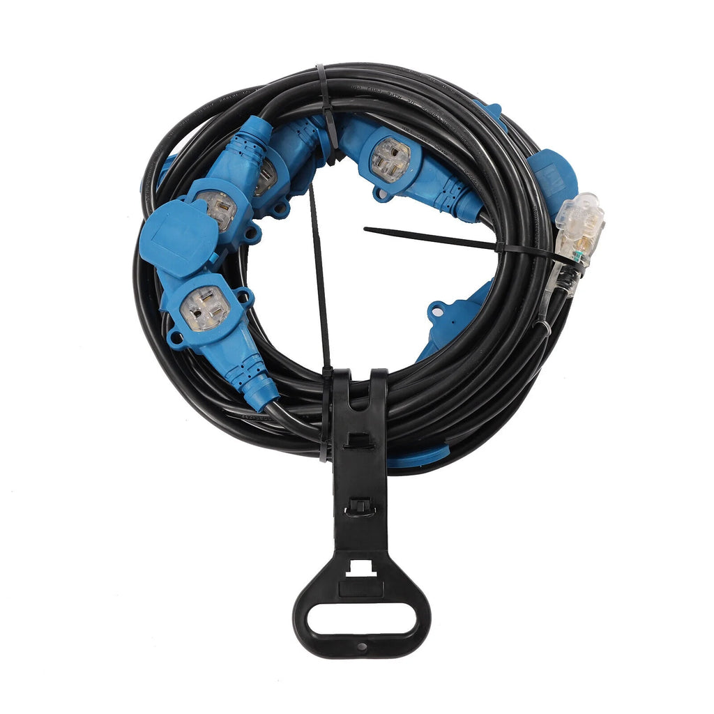 50FT Extension Power Cord with 7/10/11 Outlets Q449