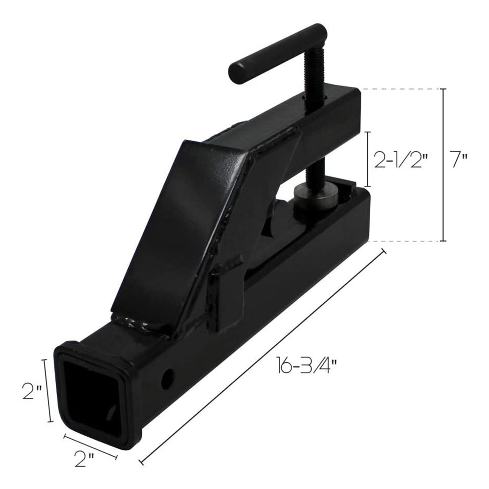 Clamp On Tractor Bucket 2 Inch Hitch Receiver Adapter X509113