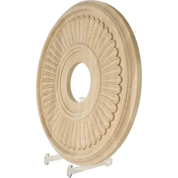 16 in. OD x 1.12 in. P Carved Ceiling Medallion Cherry H62474