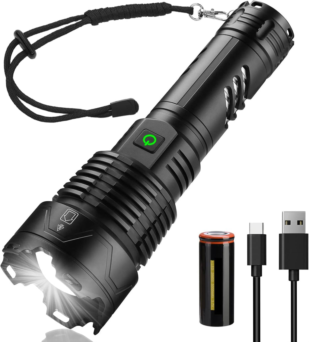 6000 Lumen Rechargeable LED Tactical Flashlight K7408