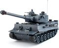 1:28 Remote Control Tank Toy with Sound and Light (Khaki) E6736