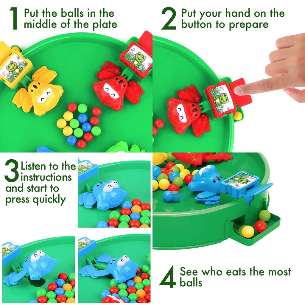 Hungry Frogs Family Board Game 4 Player B833