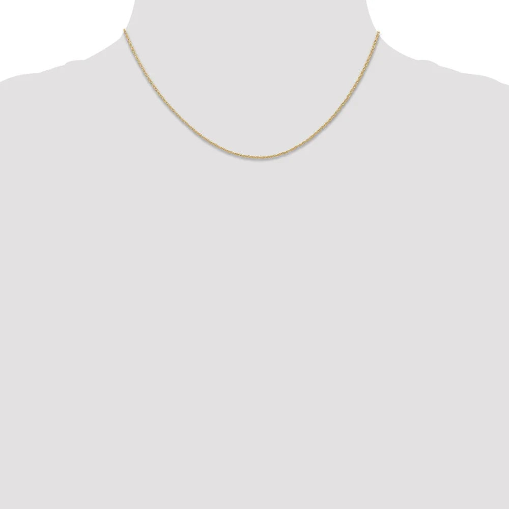 14kt Yellow Gold Cable Rope Chain 16 inch H785