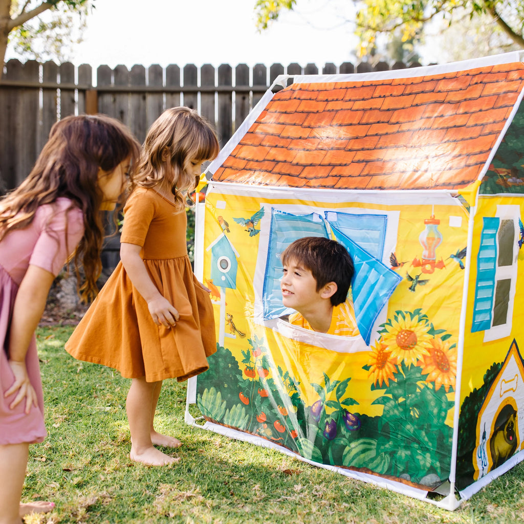 Fabric Play Tent and Storage Tote G6625