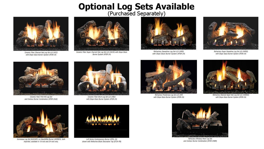Vent-Free Firebox with Louver Refractory Liner S254