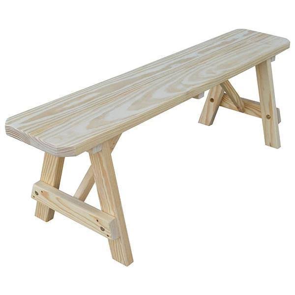 Yellow Pine Backless Bench D28654