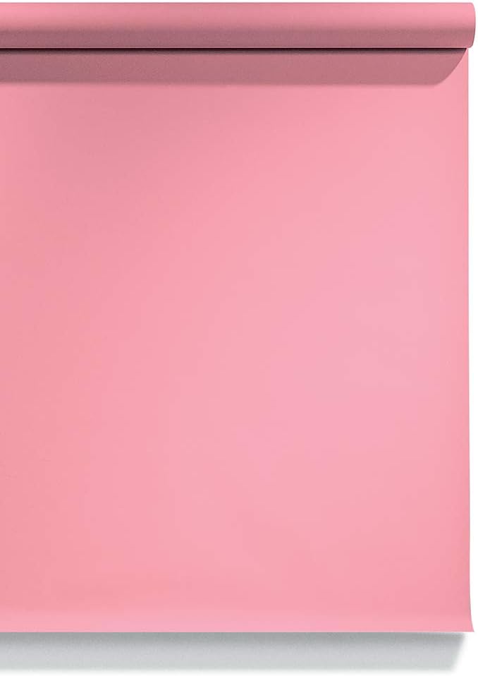 Carnation Pink 86 inches Wide x 18 feet Long Photography Background Paper Pack of 2 W928