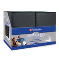 Black Case of 100 CD-DVD Video Trimcases S338208