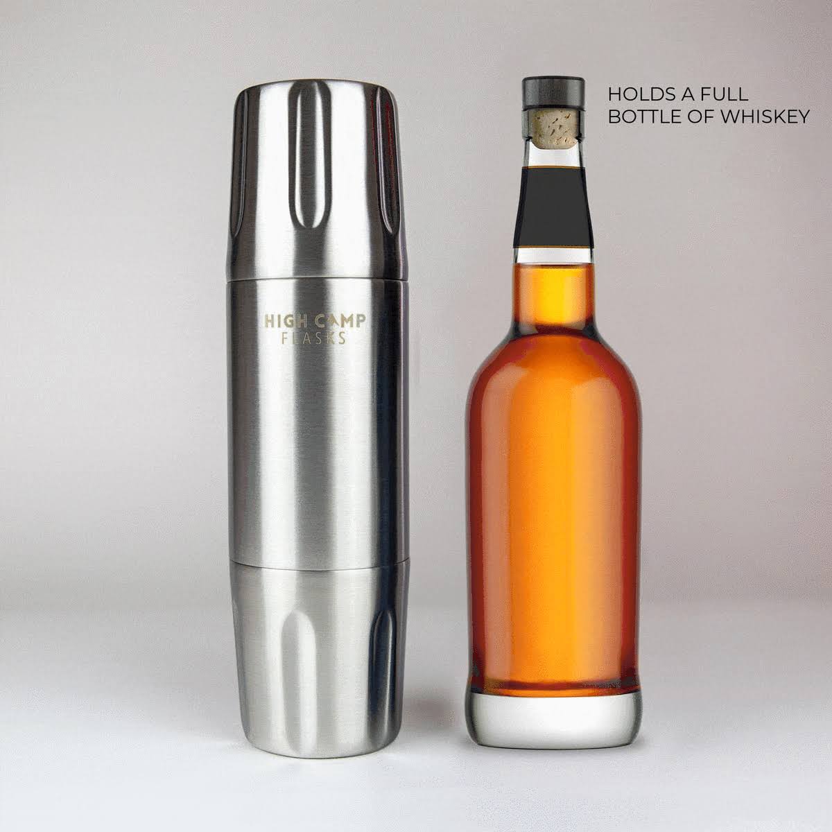 Firelight Flask Brushed Stainless, 750ml Q549763