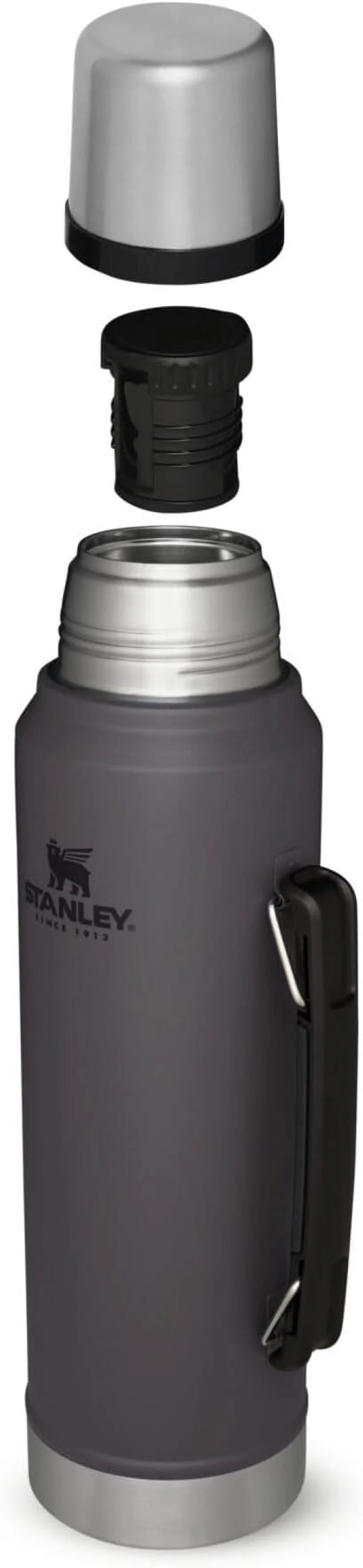 Matte Black 1.1 QT Vacuum Insulated Stainless Steel Bottle N611629