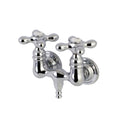 Polished Chrome Wall Mount Clawfoot Tub Faucet E418