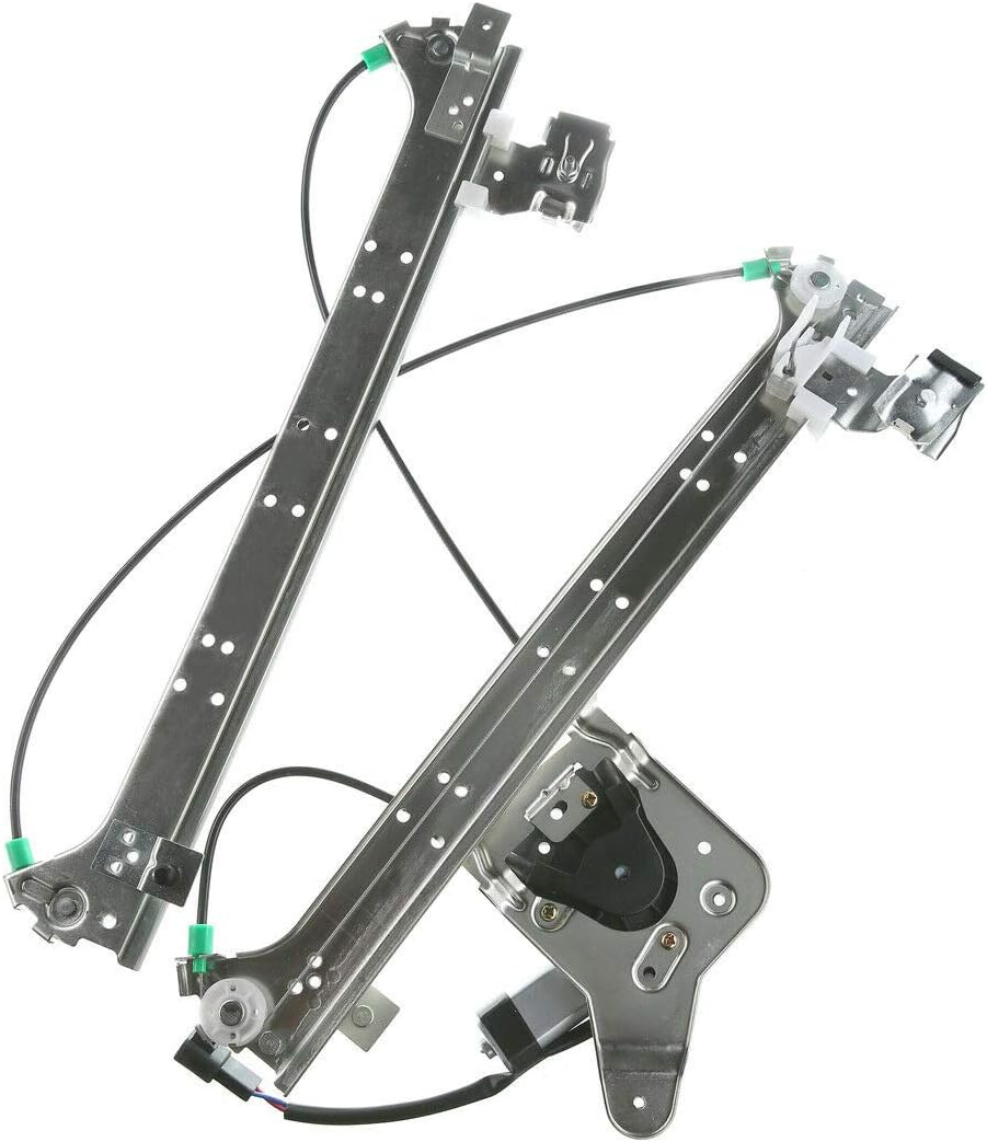 Rear Left Driver Side Power Window Regulator with Motor Pack of 2 X1509