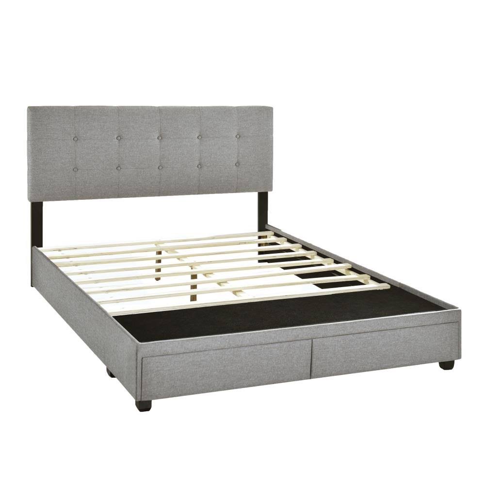 Queen Storage Bed Gray U809