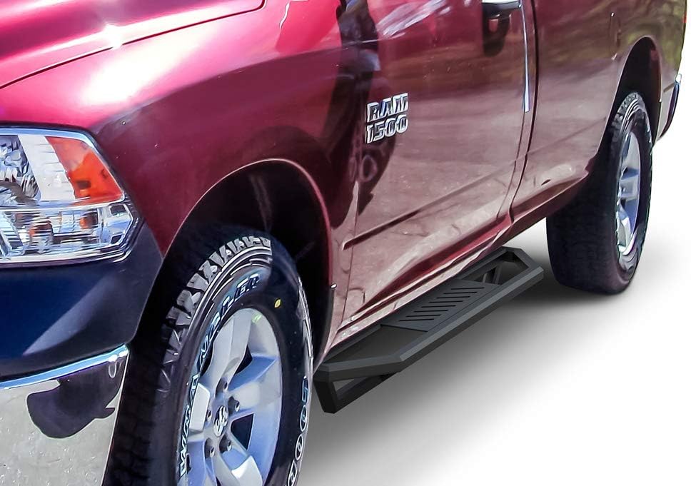 Aluminum Running Boards for Dodge Ram 1500 2009-2018 Regular Cab & Ram 2500 3500 2010-2021 G68002