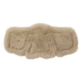 Beige/Brown Lambskin Girth Pad A28464