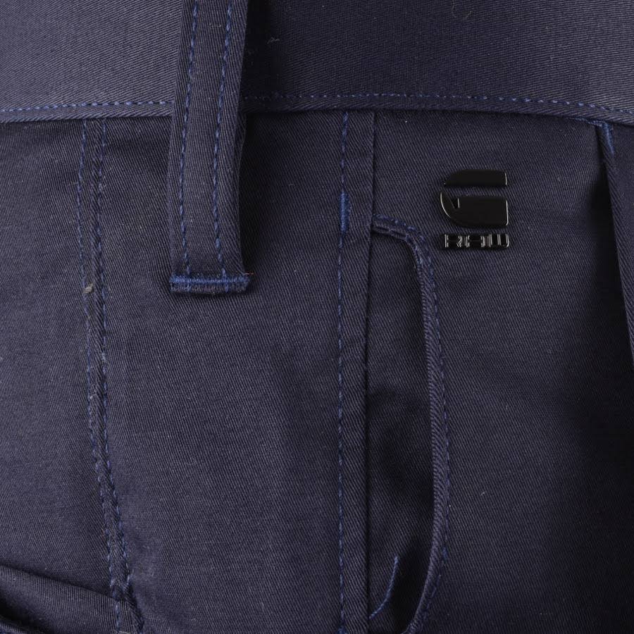 Blue Slim Chinos M9599