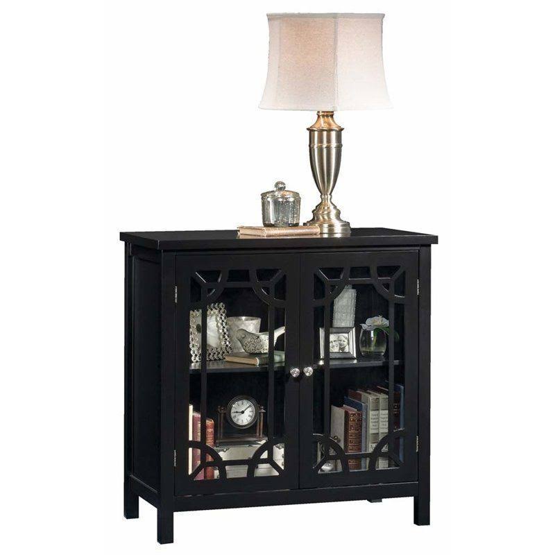 Black Accent Curio Cabinet F94941
