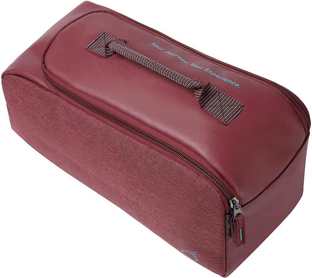 Burgundy Waterproof Bicycle Pannier Bag Rear Rack Trunk with Carry Handle N270