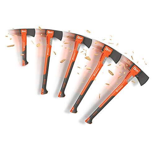 Orange Composite Fiberglass Camping Hatchet E38227